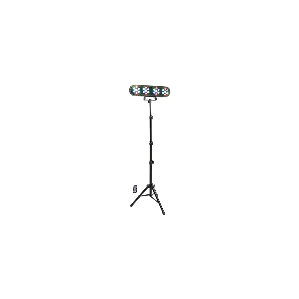 LED BAR 4X7X1W RGBW + TREPIED