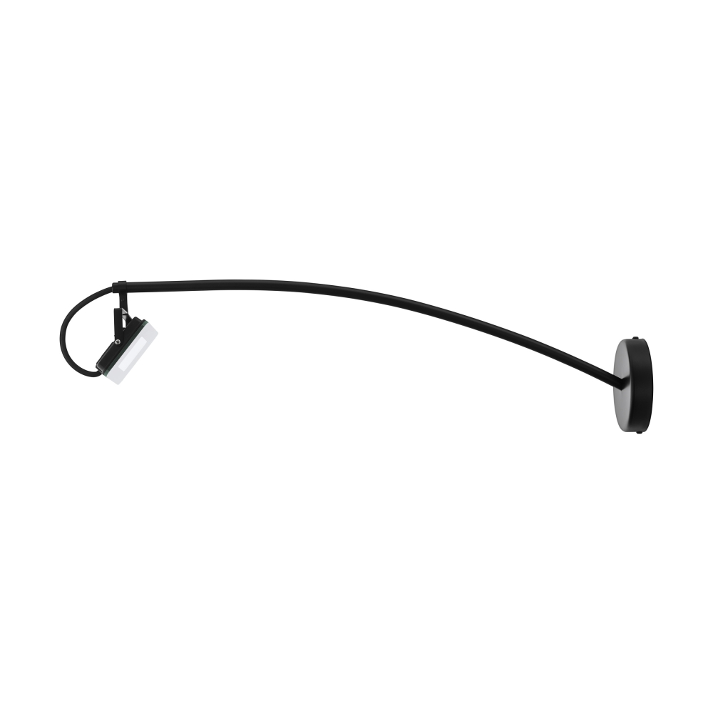 LED Display luminaire 30W 3000K black IP44