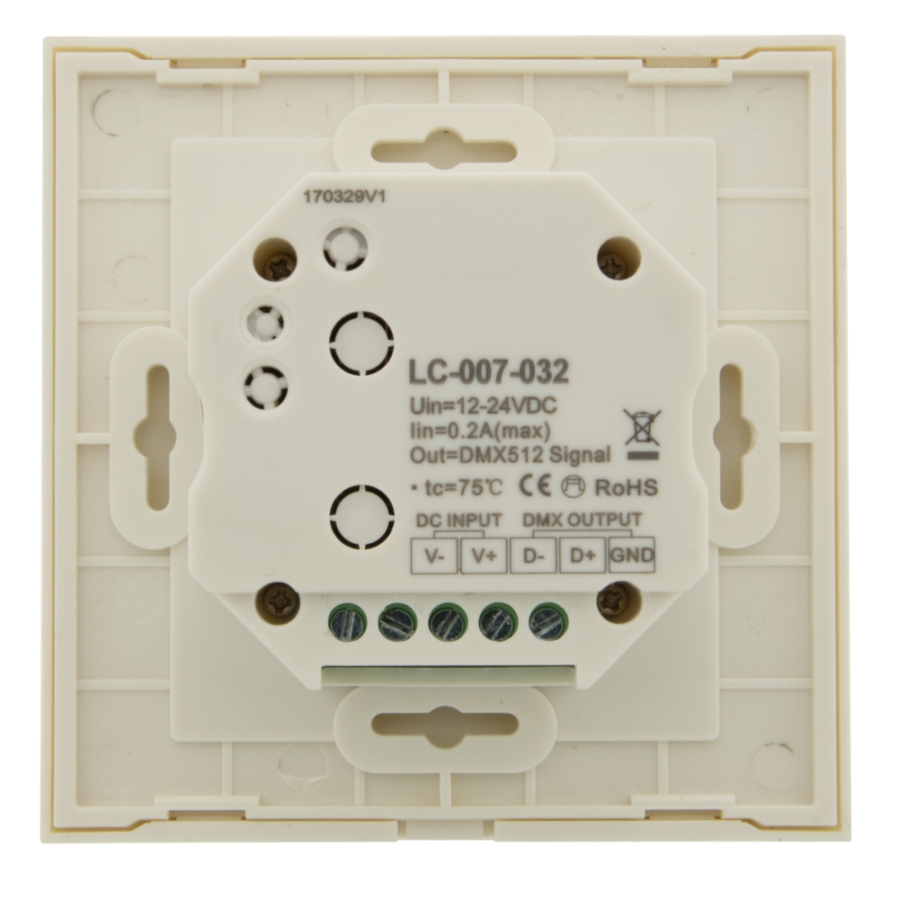 LED DMX Controller Touch DW - White