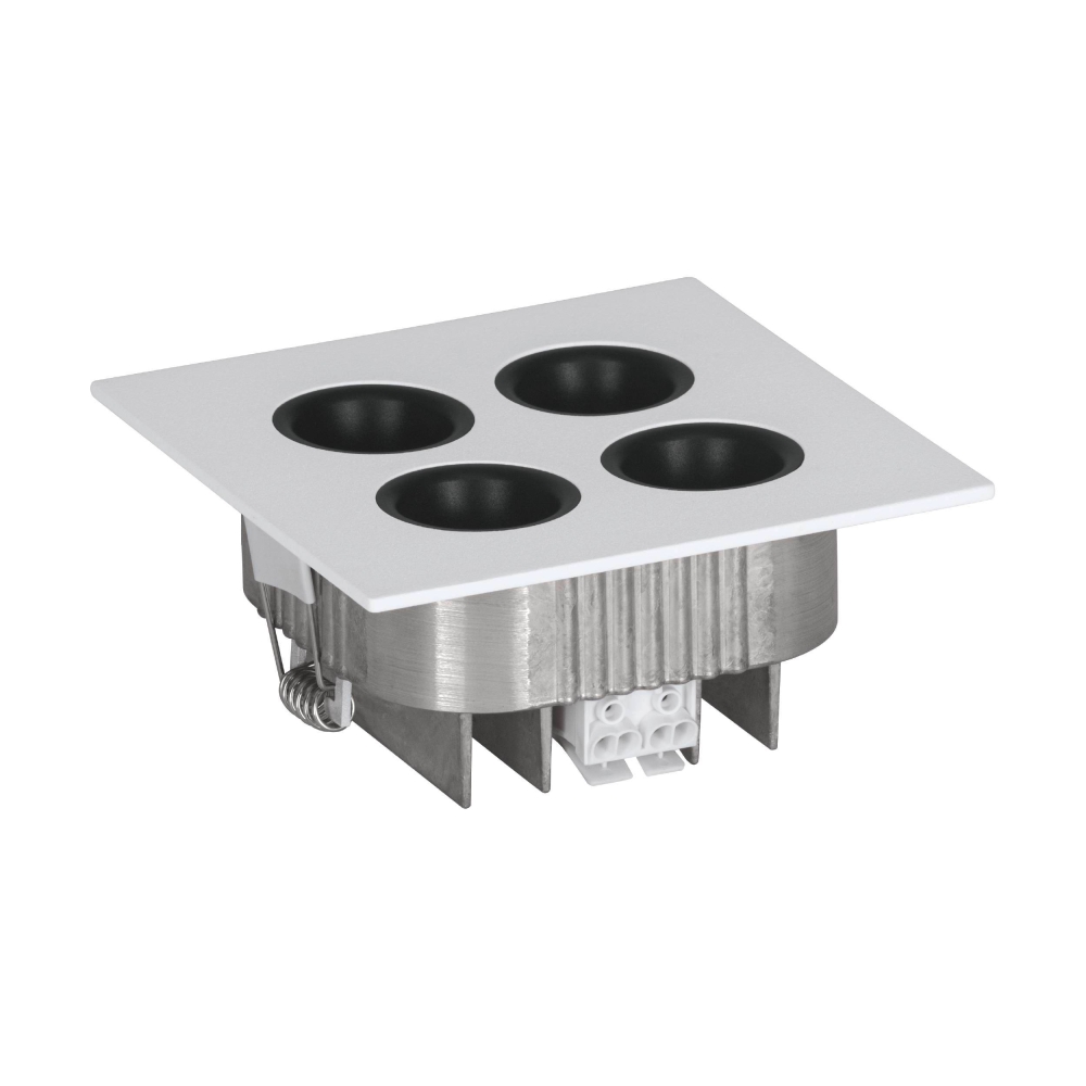 LED-EINBAUL/4 SILVER 3000K 'MIZATA'