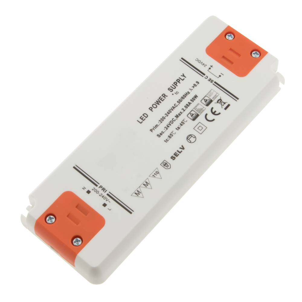 LED SN  power supply 50W/24V IP20 square