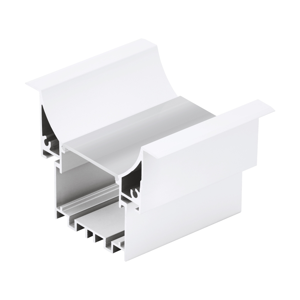 LED-Stripe Profile RE Clear Cover white, 1000mm