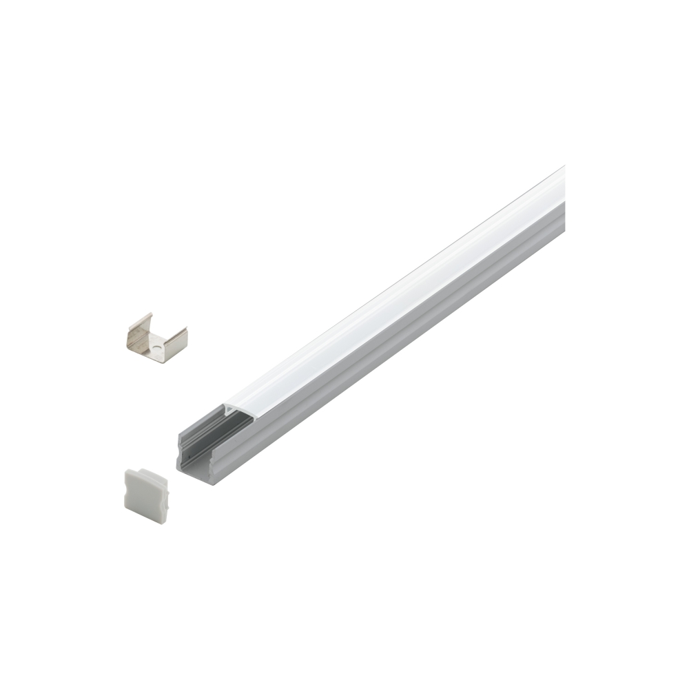 LED-Stripe Profile RE, satin cover, anodized, 1000mm