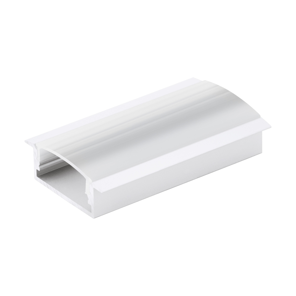 LED-Stripe Profile RE satin Cover white, 3000mm