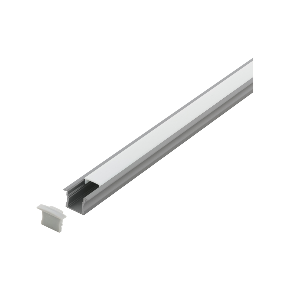 LED-Stripe Profile recessed with opal cover