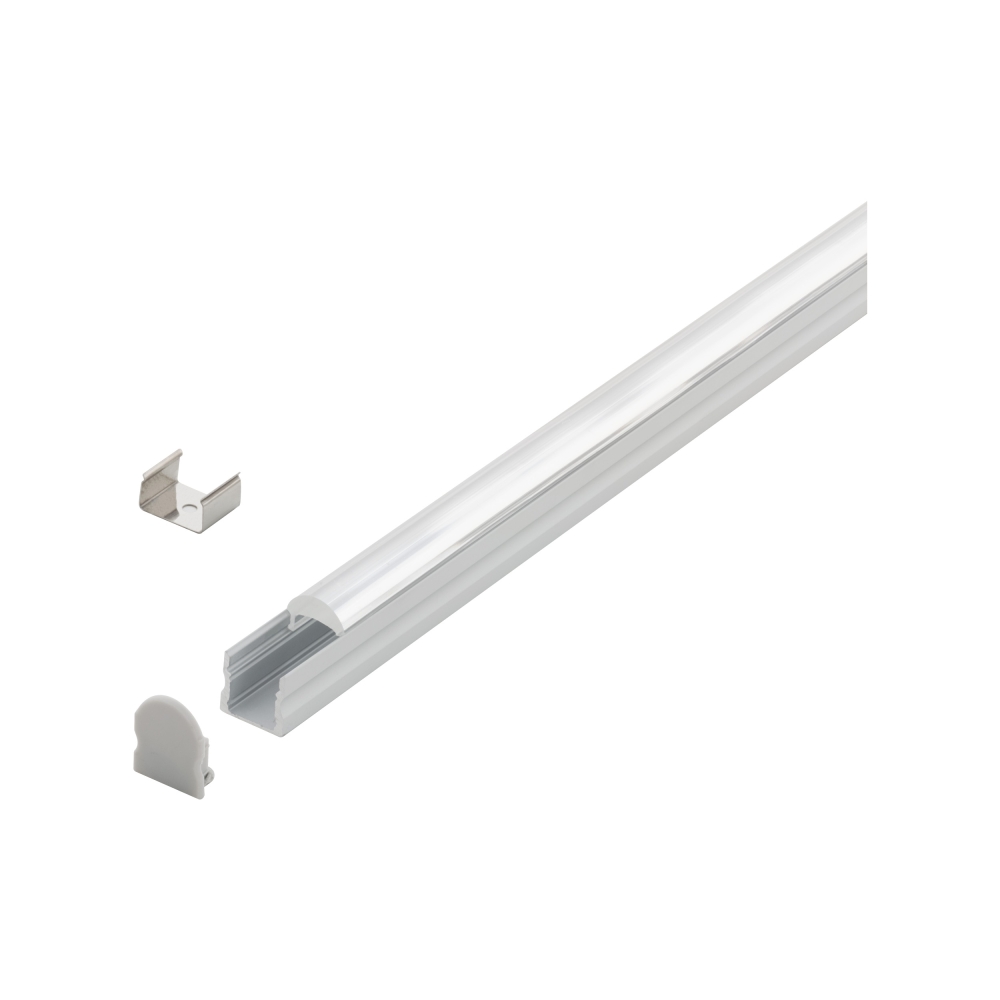 LED-Stripe Profile surface 30&deg; Linear lens Clear cover