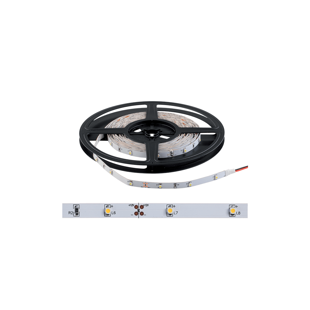 LED150(12/DC,IP20)-BLUE/5m, white PCB