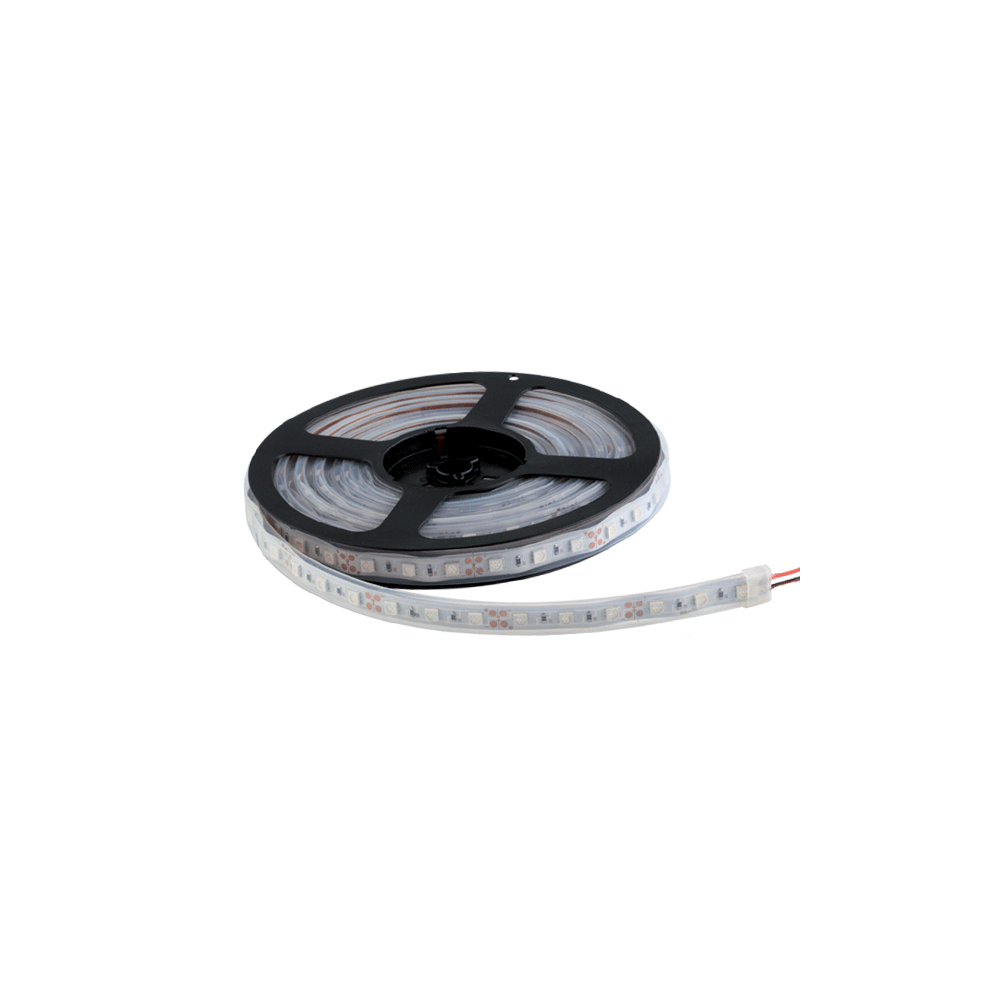 LED300-5050(12/DC,IP67)-WW/5m, tube, white PCB