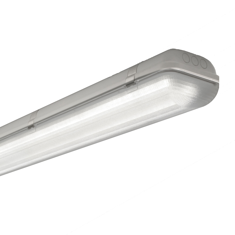 LINDA LED PC 2x24W 4000K, 7399lm, DALI, IP65, gri, l=1270mm