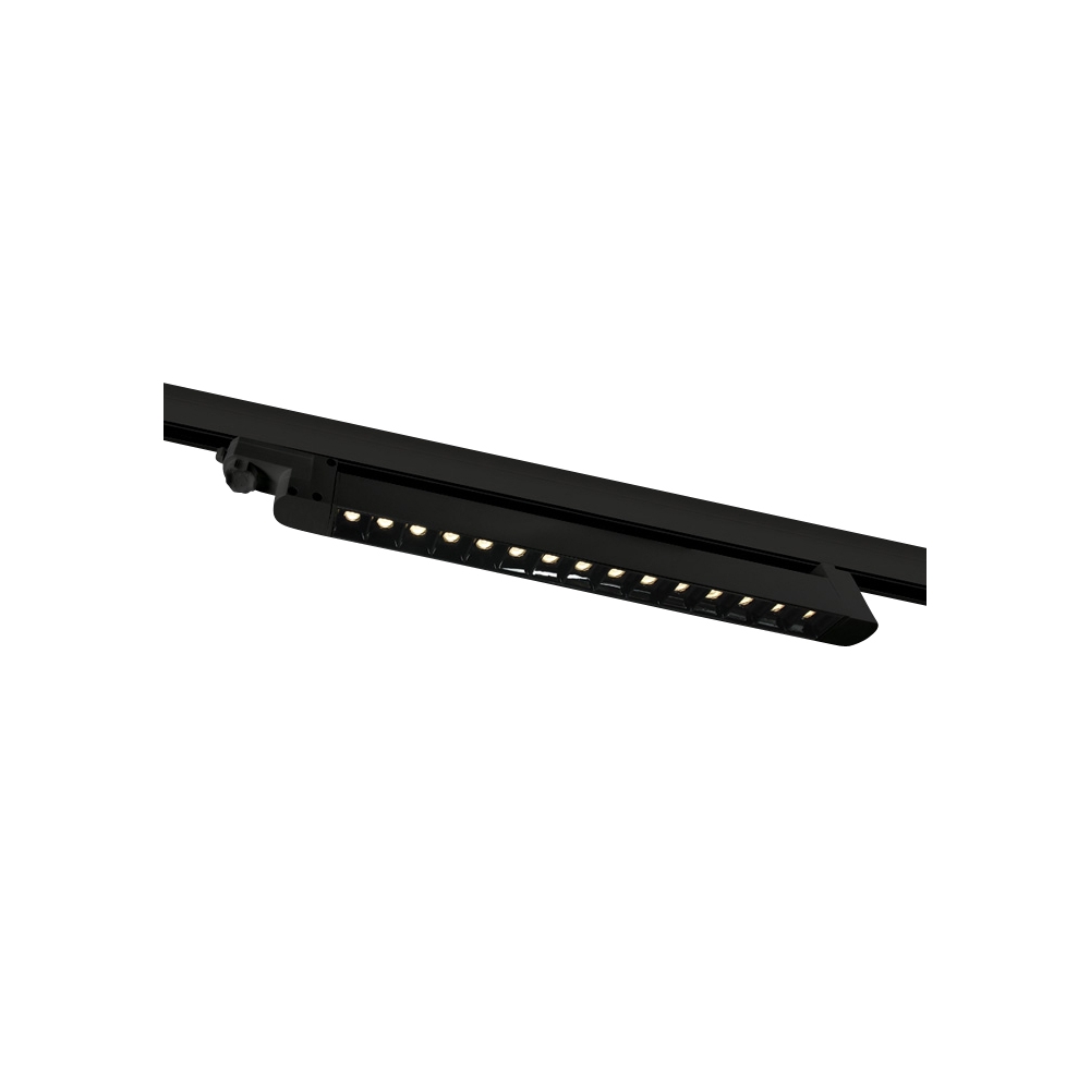 Linear Track 2 LED 15X1W 1200lm 3000K 30&deg; 230V IP20 negru