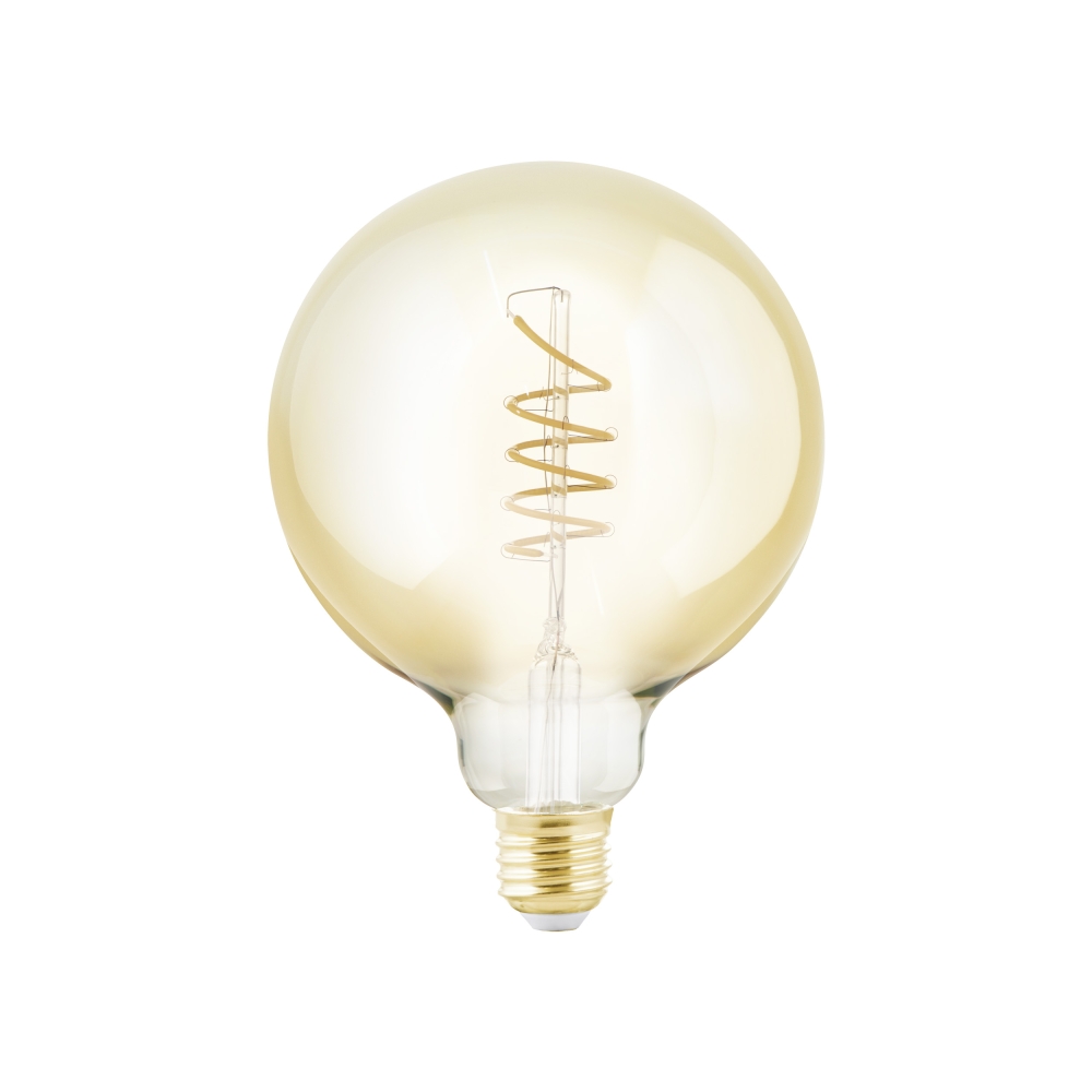 LM-E27 LED E27 G125 4W/245LM 2000K GLAS AMBER - dim