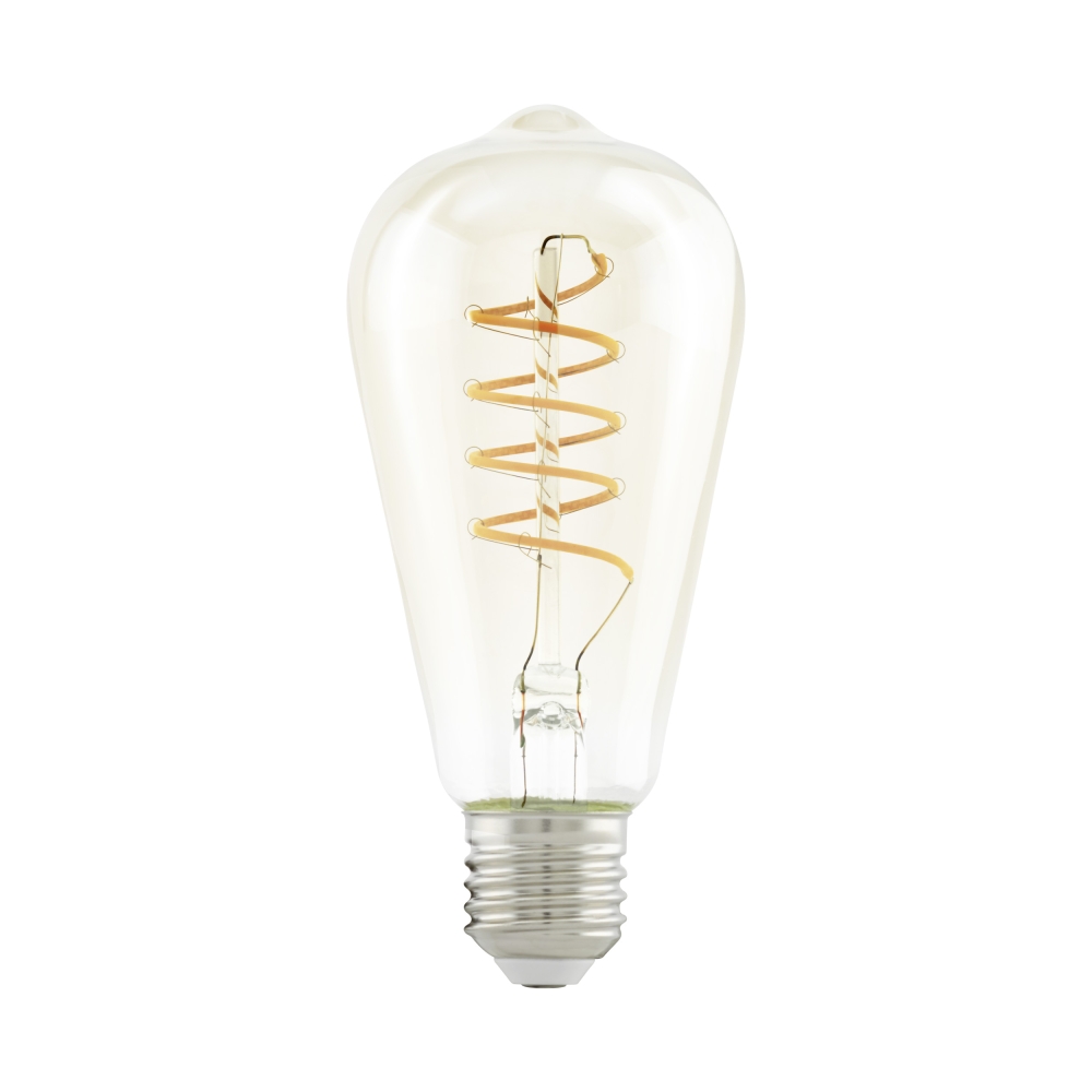 LM-E27 LED E27 ST64 GLAS AMBER 4W/270LM 2200K