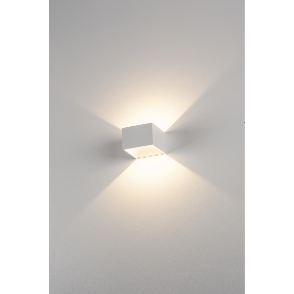 LOGS IN LED,alb,2000K-3000Klampa de perete, Dim pe calda