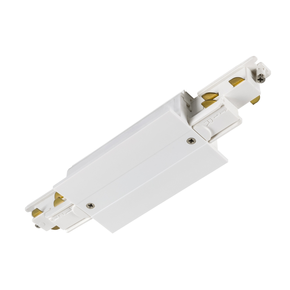 Long connector  S-TRACK 3-phase-&icirc;ncastrata șină ,IP20,alb