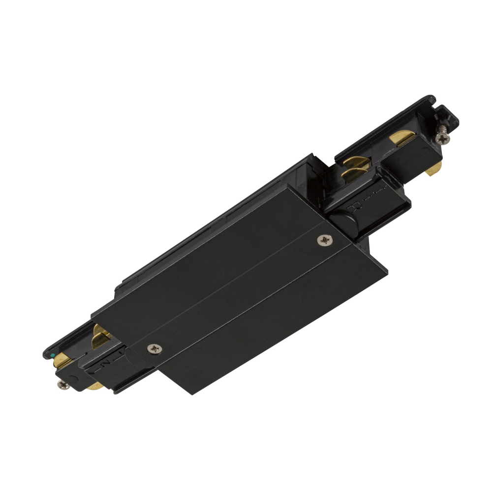 Long connector  S-TRACK 3-phase-&icirc;ncastrata șină ,IP20,negru