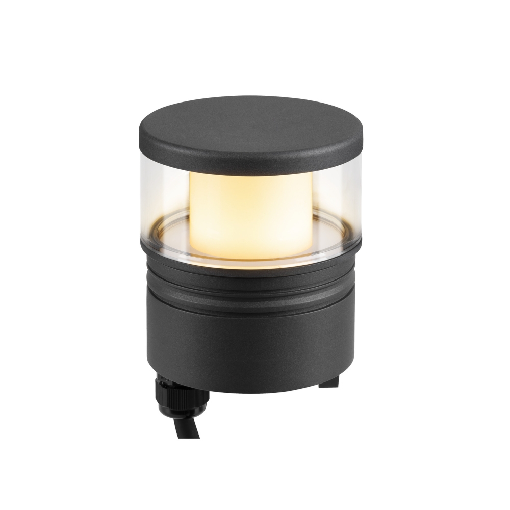 M-POL S Polehead 11W,470/510lm,927/930,IP65,antracit