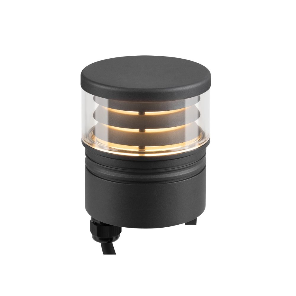 M-POL S Polehead 19W,260/270lm,927/930,IP65,antracit