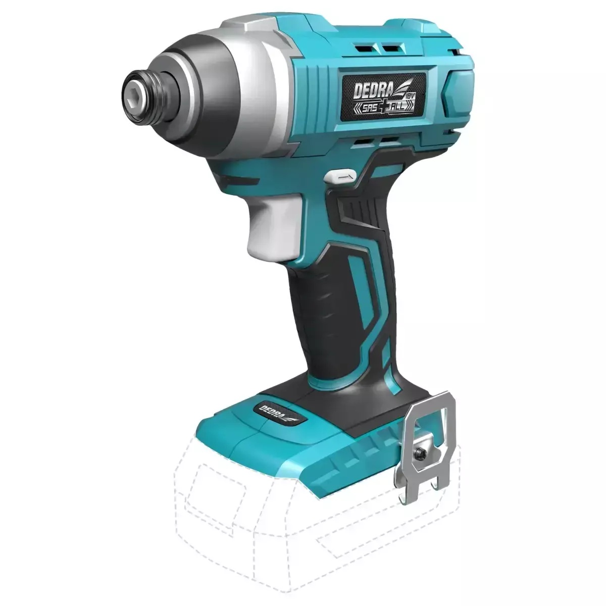 Maşina de &icirc;nşurubat şi deşurubat cu impact 18v sas+all, 110nm