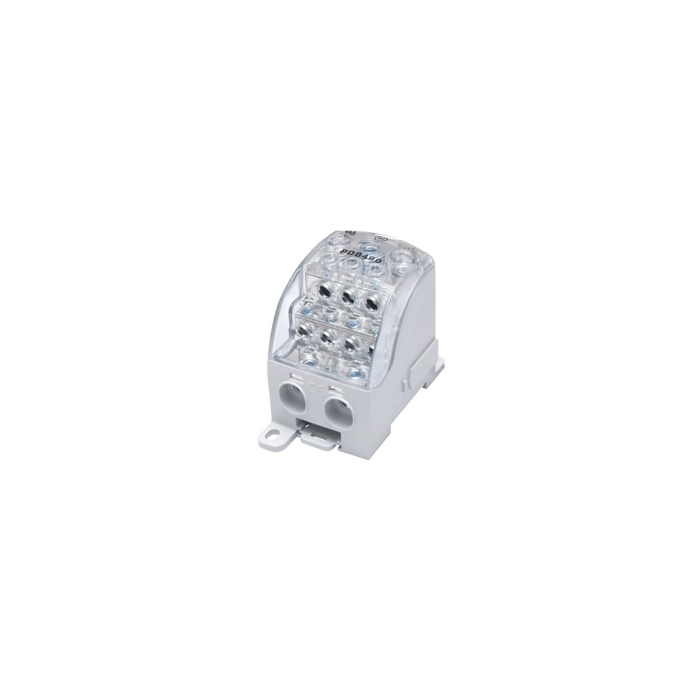 Main branch terminal,1p.,490A, 1x185mm&sup2;+ 2x35+ 3x25+ 4x16mm&sup2;