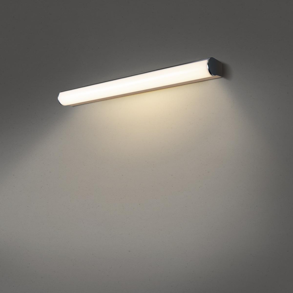 MARYLIN, LED Outdoor wall light, chrome, IP44, 3000K, 15W