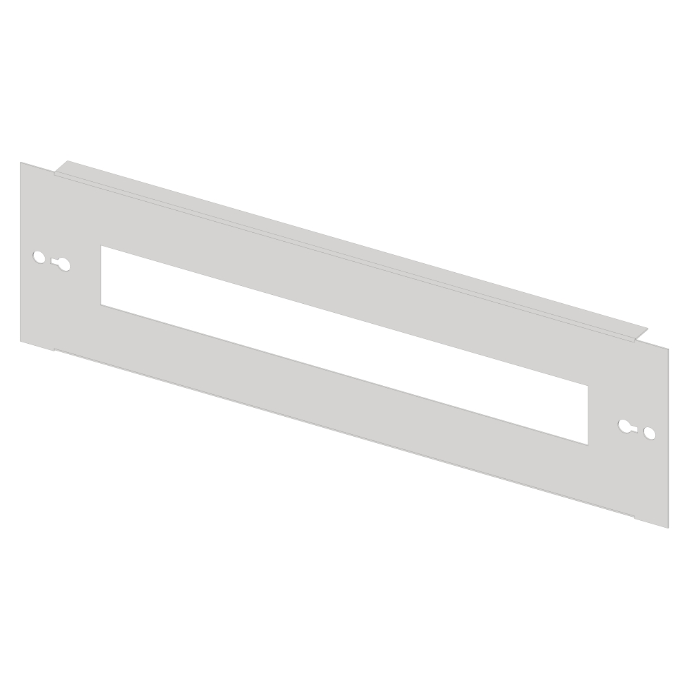 Mască decupată metalică 2G3 (Lăţ=2PC / &Icirc;nălţ=3UV)