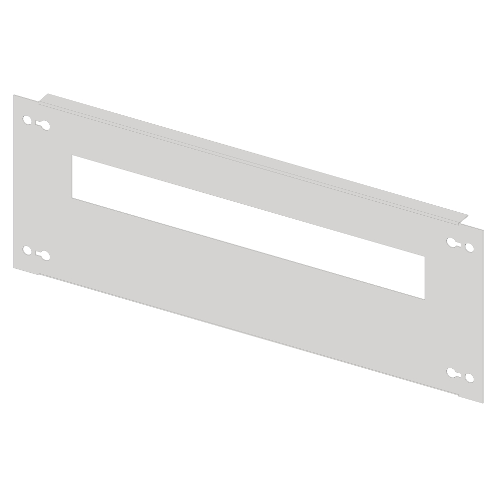 Mască decupată metalică 2G4 (Lăţ=2PC / &Icirc;nălţ=4UV)