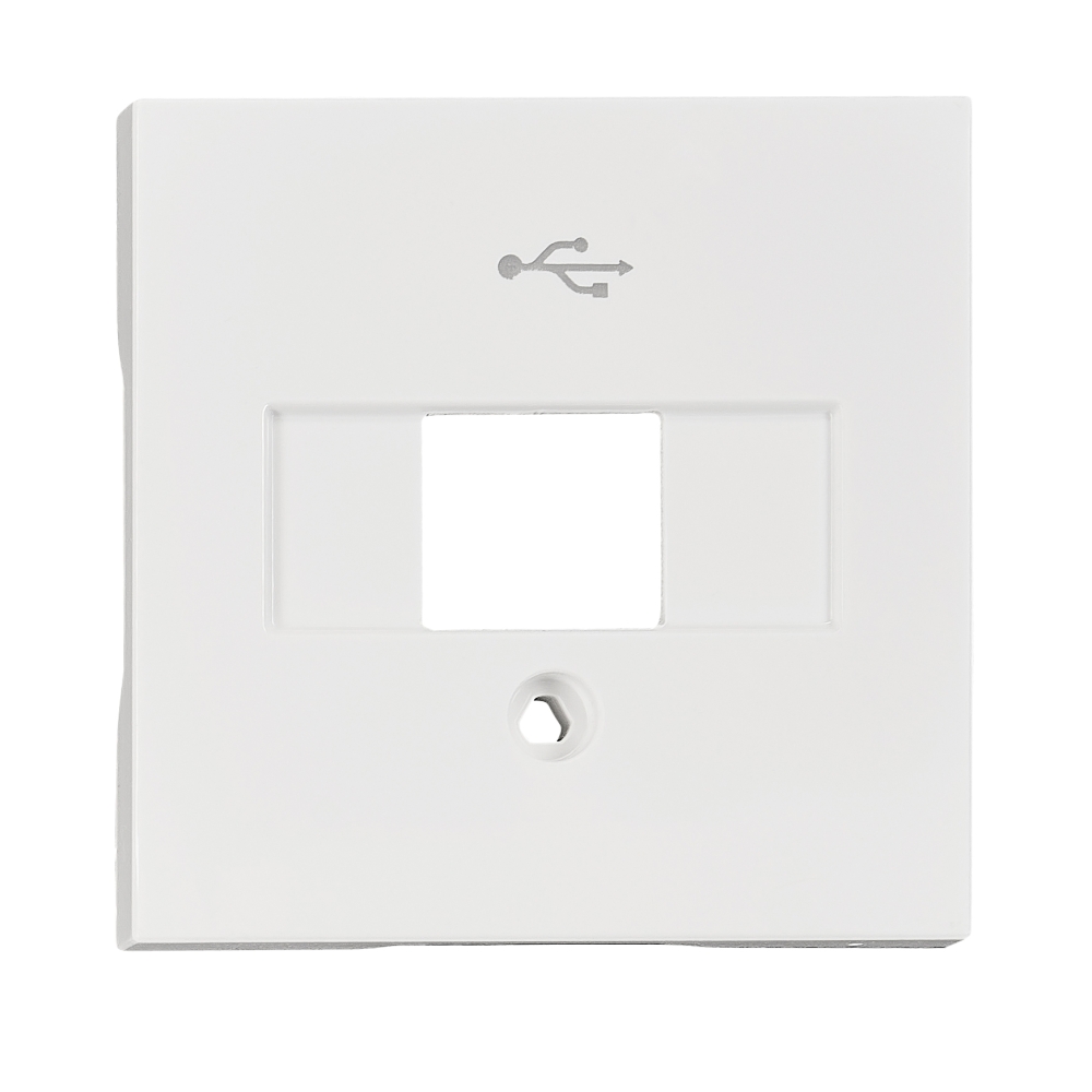Mască Priză USB, albă