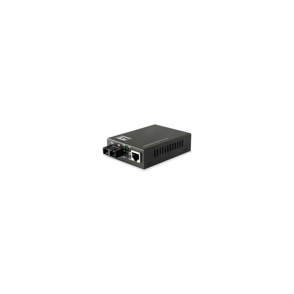Mediaconvertor 1x RJ45 10/100/1000 - 1x FO SC 1000 SM 20km