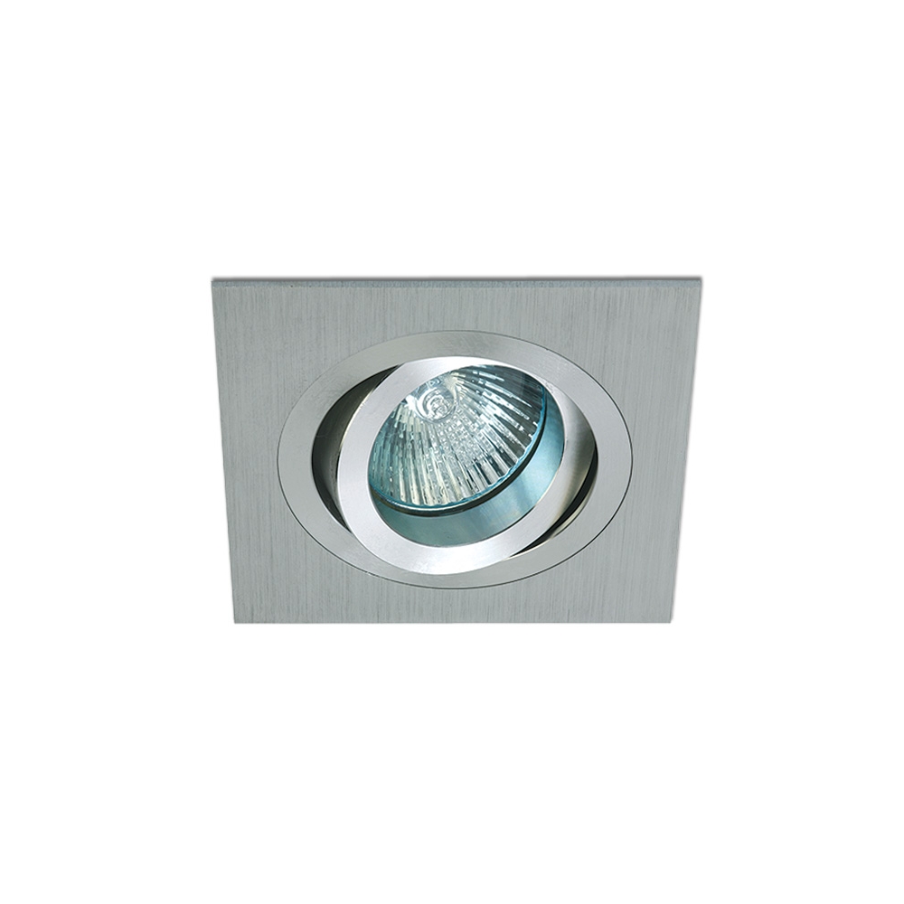 Meiva-A MR16, GU5,3, 50W, IP20, ajustabil, aluminiu natur
