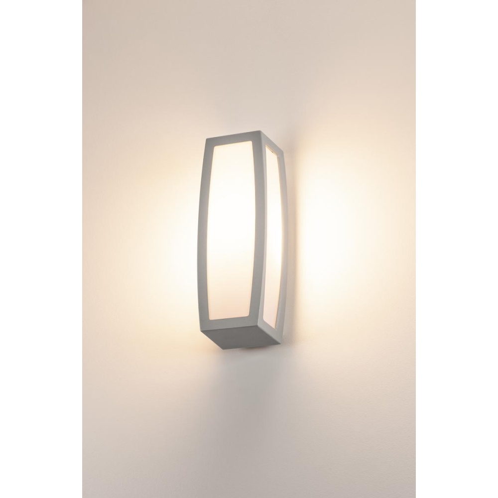 MERIDIAN BOX wl, silvergrey,E27,max.20W,with motion detector