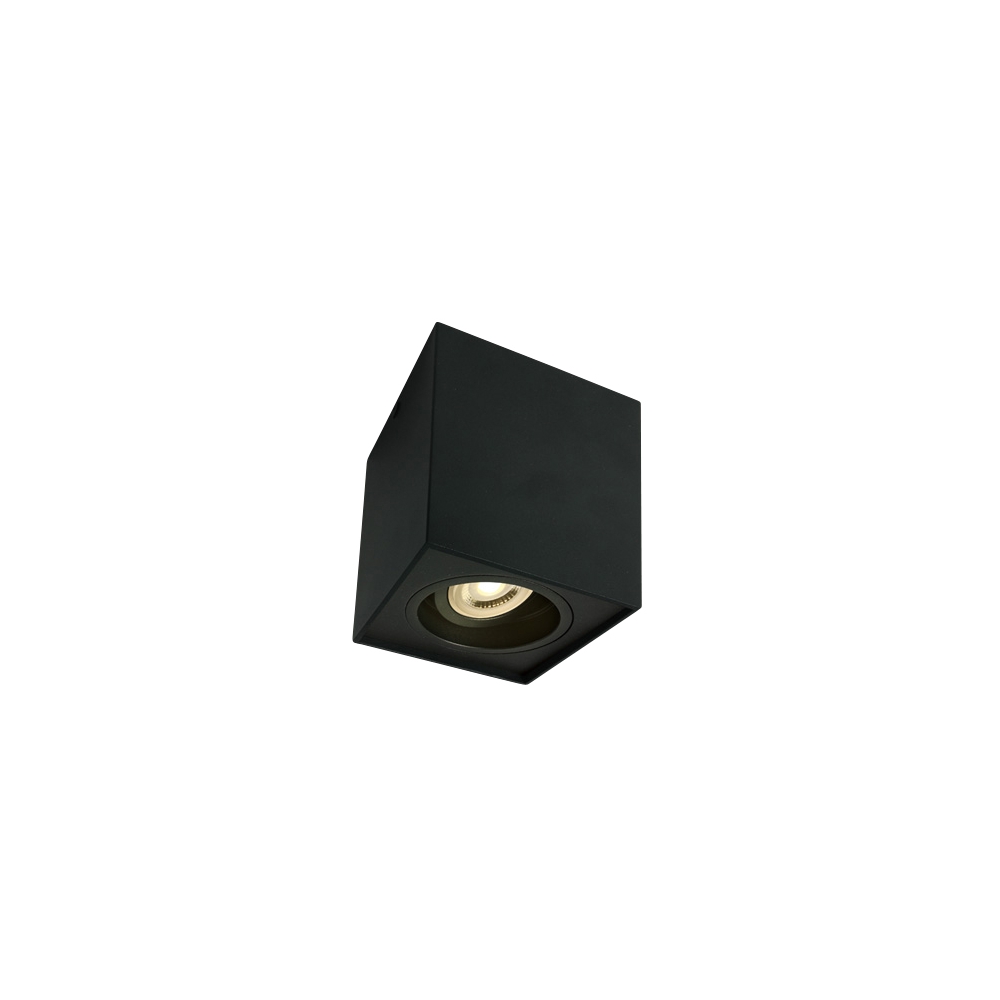 Miko Square A GU10 10W 220-240V IP20 negru