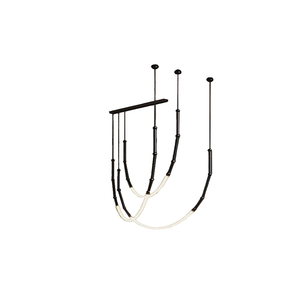 MILTON LED PENDANT 40W 3000K, BLACK