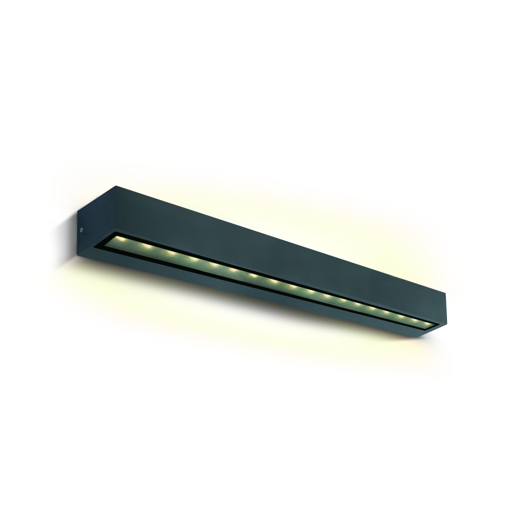 Mimoza LED 2x13W 1560lm 3000K IP65 IK07 230V antracit