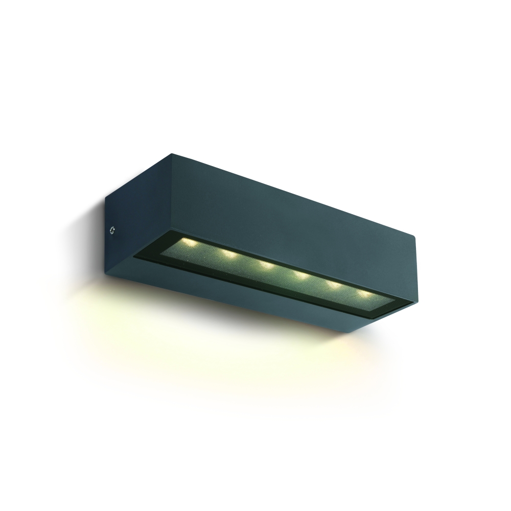 Mimoza LED 8W 480lm 3000K IP65 IK07 230V antracit