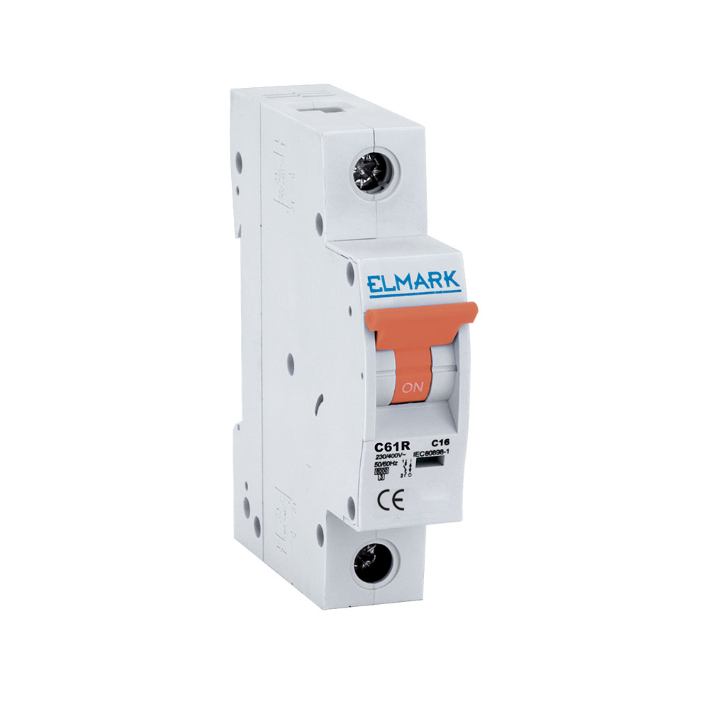 MINIATURE CIRCUIT BREAKER C61R 6A 1P 6kA CURVE C