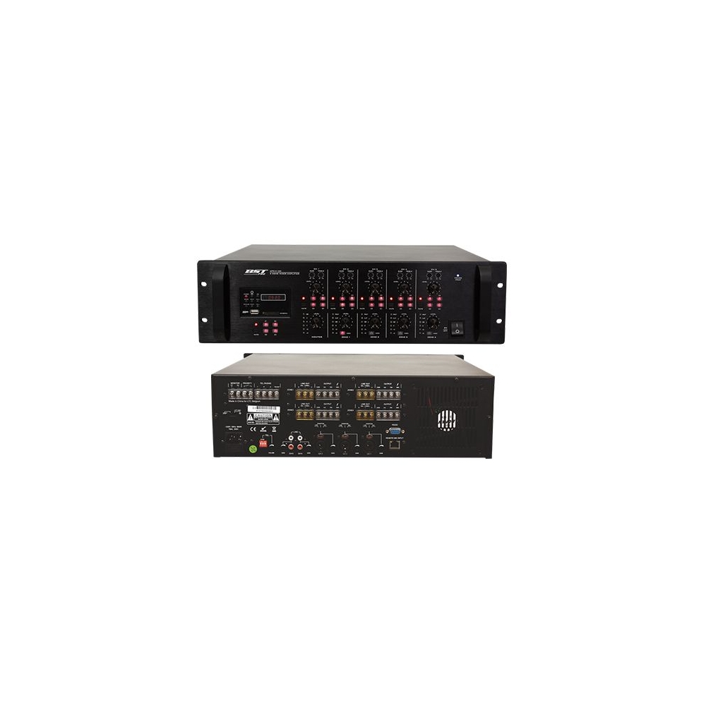 MIXER CU AMPLIFICARE 70V-100V 4X120W