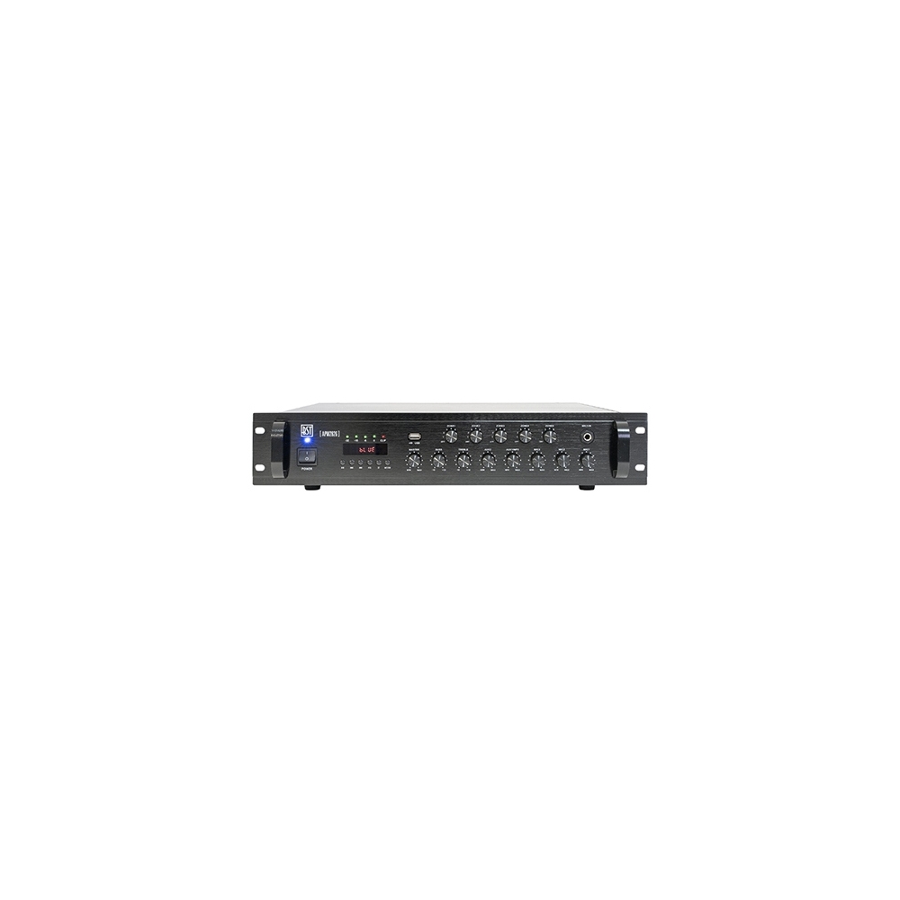 MIXER PA AMPLIFICAT 100V 240W 5 ZONE CU USB/BLUETOOTH/SD/FM