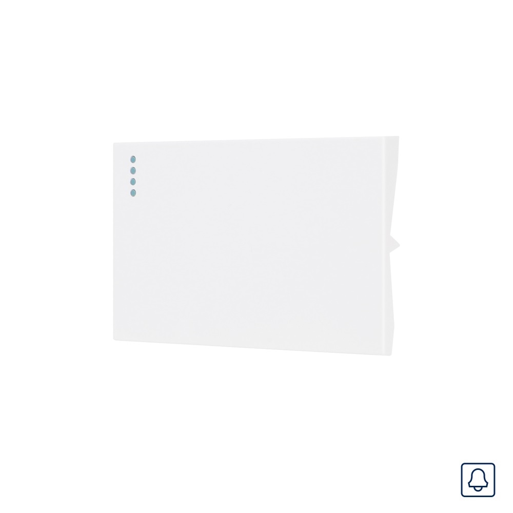 Modul Buton Revenire Mecanic (Sonerie) 3M LUXION, Standard Italian - alb