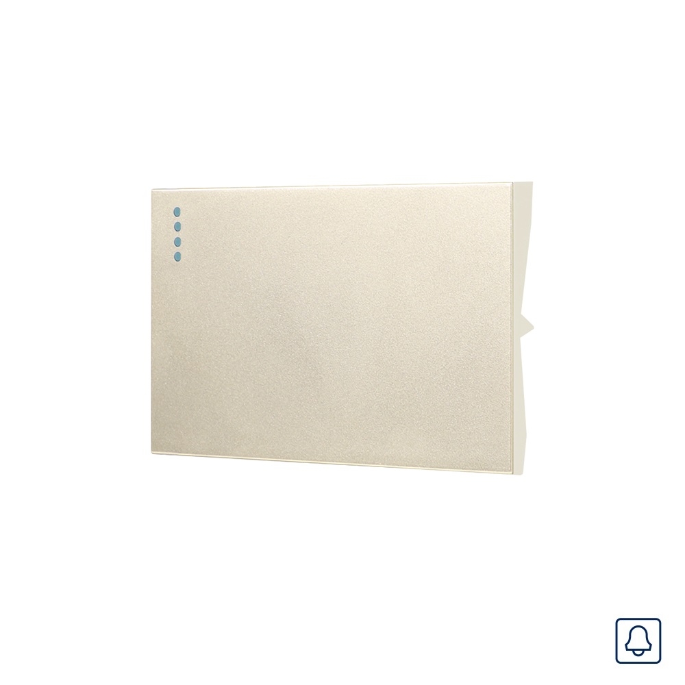 Modul Buton Revenire Mecanic (Sonerie) 3M LUXION, Standard Italian - auriu