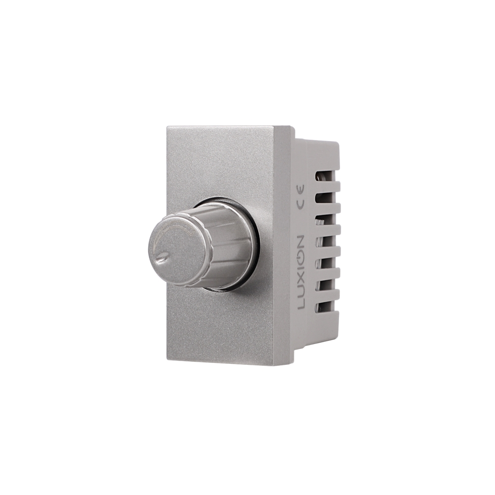 Modul Intrerupator Mecanic cu Variator 1M LUXION, Standard Italian - gri