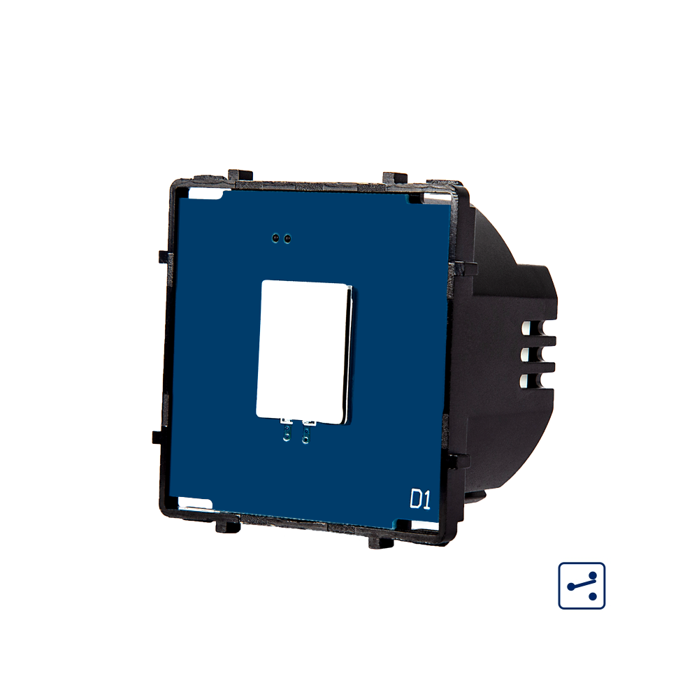 Modul Intrerupator Simplu Cap Scara / Cruce cu Touch LUXION, Serie A