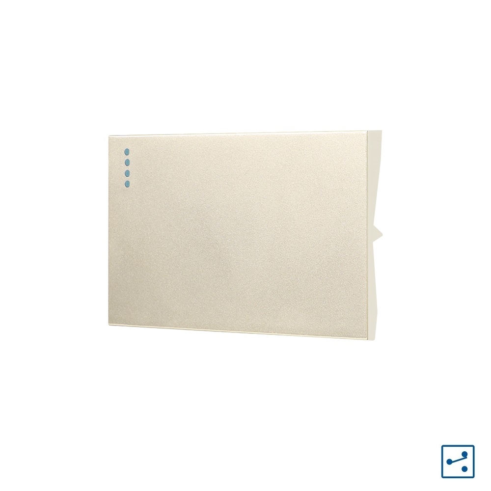 Modul Intrerupator Simplu Cap-Scara Mecanic 3M LUXION, Standard Italian - auriu