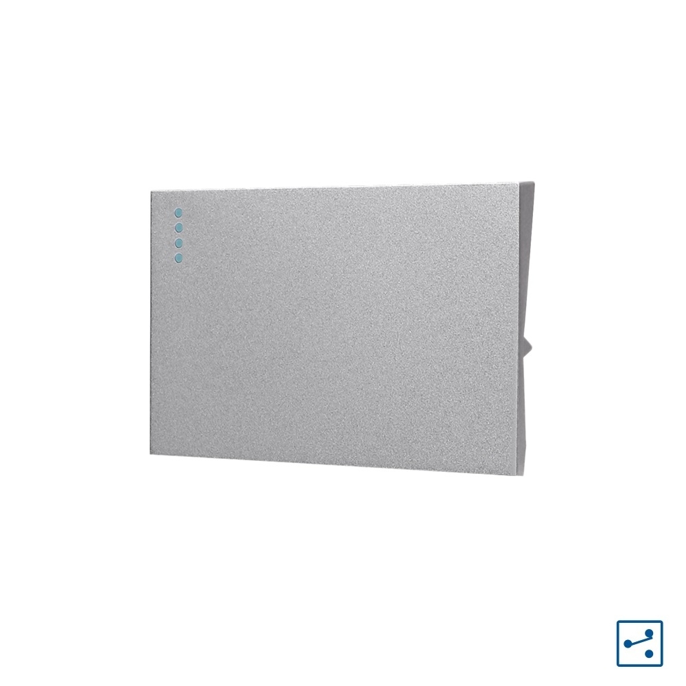 Modul Intrerupator Simplu Cap-Scara Mecanic 3M LUXION, Standard Italian - gri