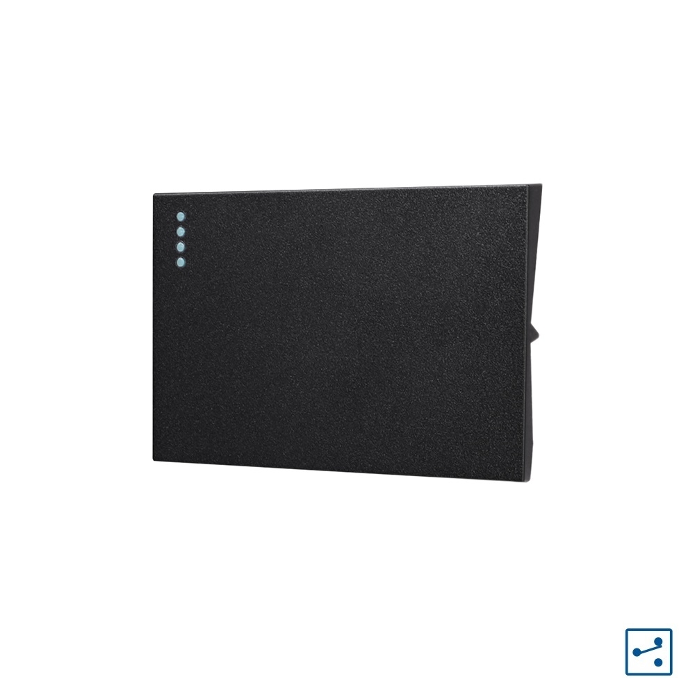 Modul Intrerupator Simplu Cap-Scara Mecanic 3M LUXION, Standard Italian - negru