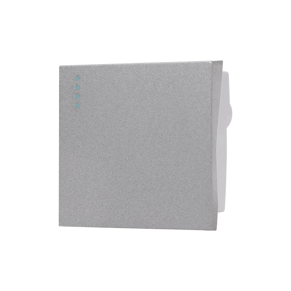 Modul Intrerupator Simplu Mecanic 2M LUXION, Standard Italian - gri