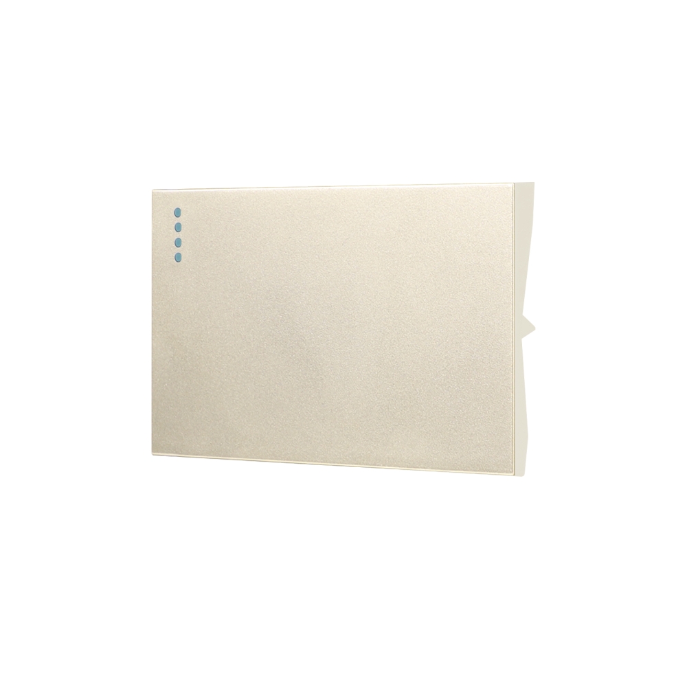 Modul Intrerupator Simplu Mecanic 3M LUXION, Standard Italian - auriu