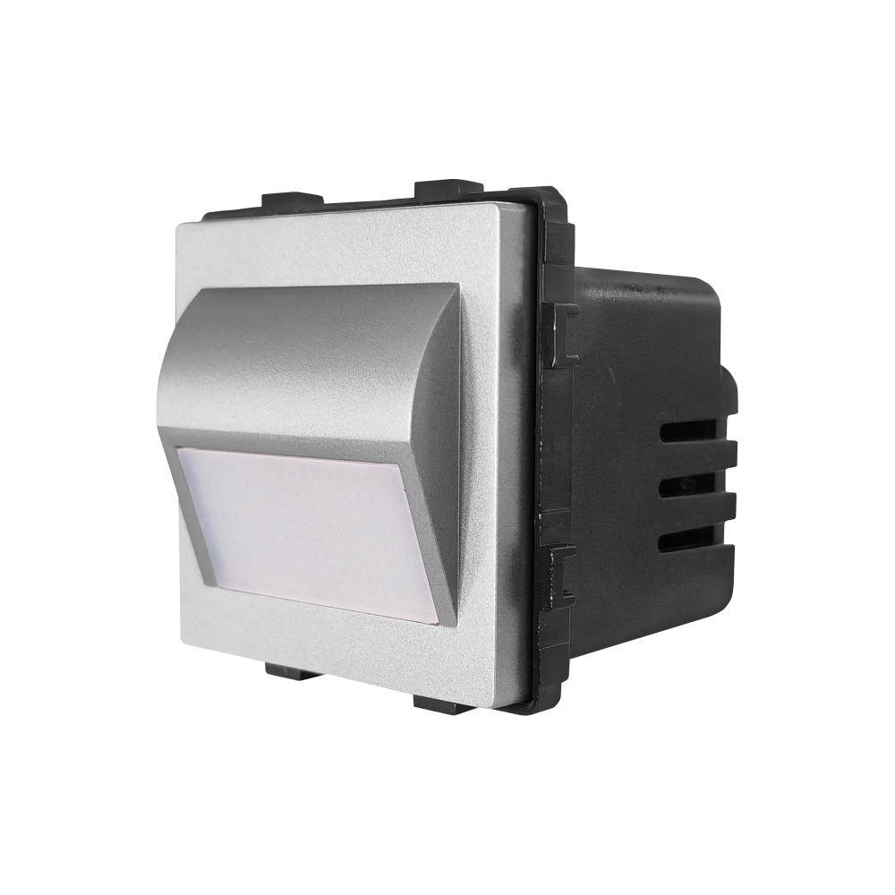 Modul Lampa de Veghe LED cu Lumina Alba - Neutra LUXION - gri