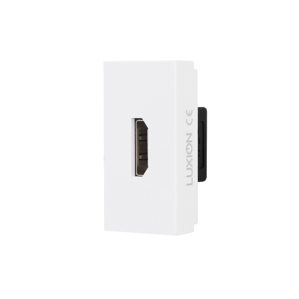 Modul Priza HDMI 1M LUXION, Standard Italian - alb