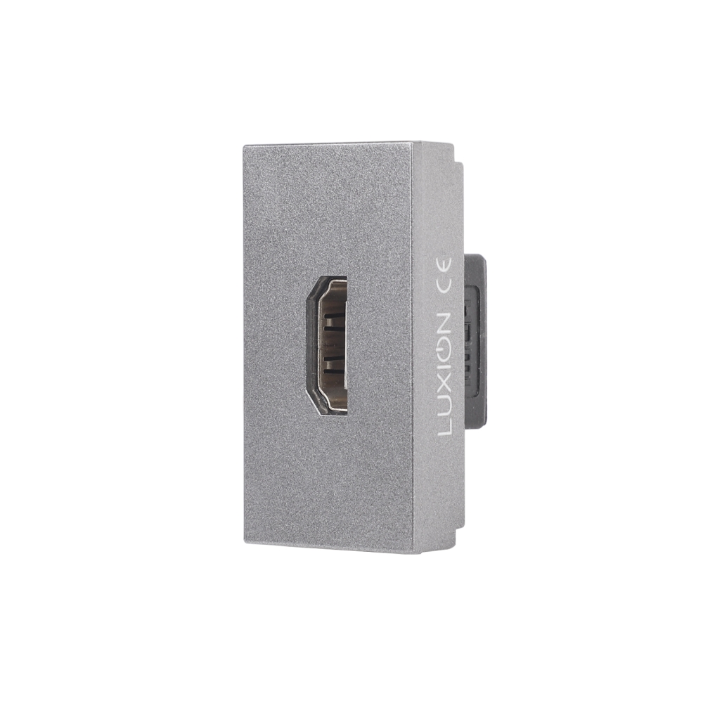 Modul Priza HDMI 1M LUXION, Standard Italian - gri