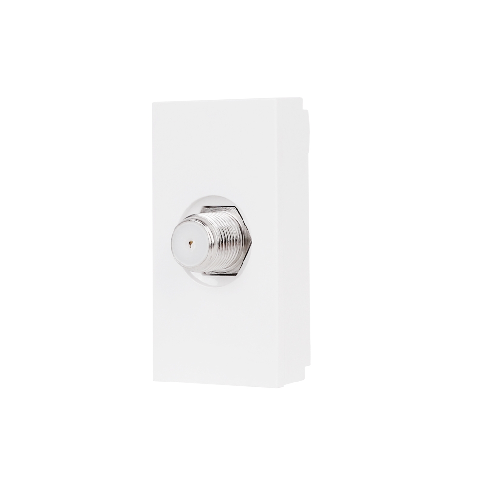 Modul Priza Satelit 1M LUXION, Standard Italian - alb
